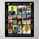 Search for collage graduation posters Black and white