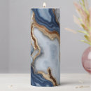Search for blue and gold candles Abstract