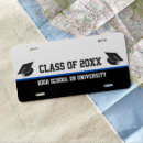 Search for class graduation license plates Class of 2020