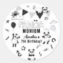Search for panda stickers Black and white
