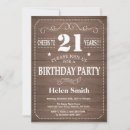 Search for rustic 21st birthday invitations Cheers to 21 years