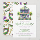 Search for mardi gras invitations Mask