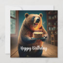 Search for bear birthday cards Cake