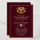Search for burgundy and gold birthday invitations Daughter