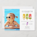 Search for pool 1st birthday invitations Popsicle
