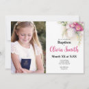 Search for lds baptism invitations Floral