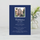 Search for blue funeral invitations Remembrance