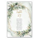 Search for watercolor table cards Eucalyptus