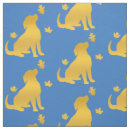 Search for golden retriever fabric Silhouette