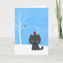 Search for cat holiday cards Kitty