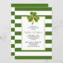 Search for irish wedding invitations Shamrock
