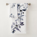 Search for indigo blue bath towels Pattern