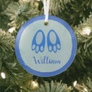 Search for baby feet ornaments Blue