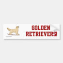 Search for golden retriever bumper stickers puppy