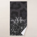 Search for leopard print bath towels Script
