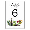 Search for bridal shower table cards Calligraphy