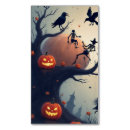 Search for halloween business cards Eerie