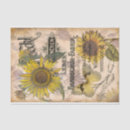 Search for sunflower decoupage tissue paper Furniture