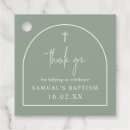 Search for baptism favor tags Sage green