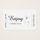 Search for reception drink tickets weddings Black and white
