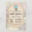 Search for map baby shower invitations Welcome to the world