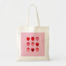 Search for strawberries tote bags Pink