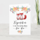Search for fox valentines day cards Floral