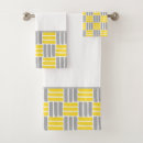 Search for gray and yellow bath towels Modern
