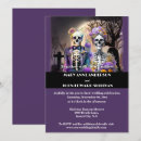 Search for purple gothic wedding invitations Skeleton