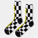 Search for checkered flag clothing Black and white