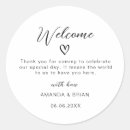 Search for welcome bags stickers Thank you