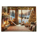 Search for winter scene gift bags Elegant