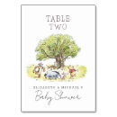 Search for disney table cards Pooh bear shower