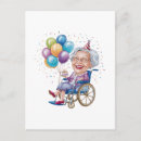 Search for funny old lady birthday invitations Getting older humor