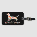 Search for dachshund luggage tags Weenie