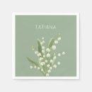Search for lily of the valley napkins White