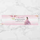 Search for quinceanera water bottle labels Quinceañera