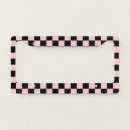 Search for license plate frames Checkerboard