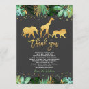 Search for animal thank you cards Safari