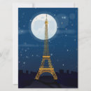 Search for night in paris invitations Tower