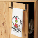Search for the grinch kitchen towels Dr seuss
