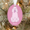 Search for poodle ornaments Pink
