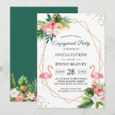 Search for tropical engagement party invitations Luau