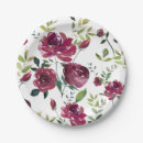 Search for peony plates Burgundy