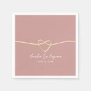Search for rose gold wedding napkins Elegant