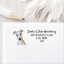 Search for greyhound return address labels Animal