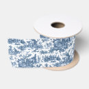 Search for blue and white ribbon Toile de jouy