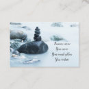 Search for balance business cards zen