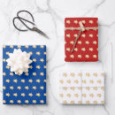 Search for 4th of july wrapping paper Gold