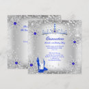 Search for royal blue and silver high heels Quinceanera